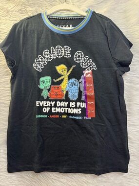 Inside Out Kids Black Graphic Tee -